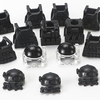 SWAT Gear Weapons Pack City Police Team with Robot Dog Drones Boat Kit