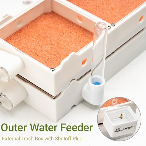 StackCore Stackable Series - White Habitat Combo (Flat Ant Nest) with Starter Tool Kit - size: White Habitat Combo
