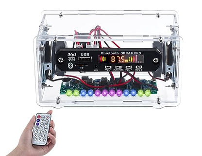 MiOYOOW DIY Bluetooth Speaker Kit with FM Radio for School and Home Use
