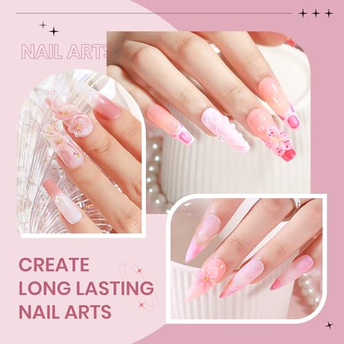 Solid Builder Gel for Nail Extension Non-Stick Hand Sculpture Gel - color: Clear&Nude