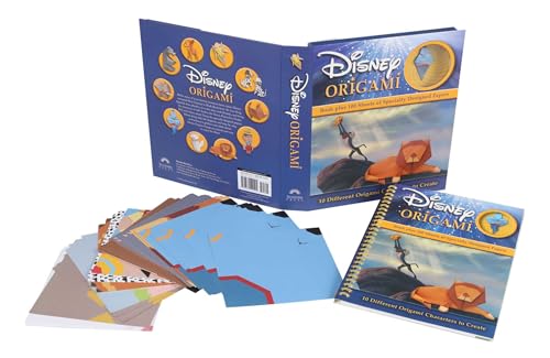 Disney Origami - Craft Gift for Disney Fans - Origami Kit for Teens and Adults, 100 Origami Sheets, Officially Licensed (Origami Books)