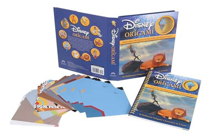 Disney Origami - Craft Gift for Disney Fans - Origami Kit for Teens and Adults, 100 Origami Sheets, Officially Licensed (Origami Books)