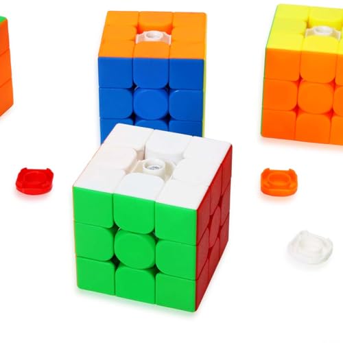 12 Pack 3x3 Speed Cube Set,2.18 Inch Bulk Magic Cube Stickerless - size: 12pcs