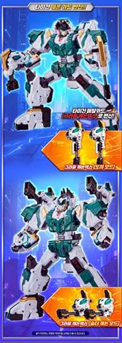Metal Cardbot W Transforming Robot (Police Petrol Car TIGUN) - color: Police Petrol Car Tigun