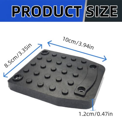 4-Piece Drywall Stilt Sole Non-Slip Replacement Kit,Heavy-Duty Stilt Anti-Slip Mat Anti-Slip Stilt Mats for Construction, Painting, Electrical Work, Plastering, Street Performances