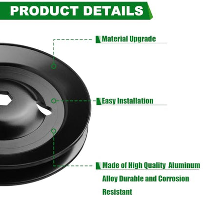 Spindle Pulley UC26511 M151720 Fits John Deere Replaces John Deere X300 X330 X310 X320 X304 Mowers - color: UC26511 M151720
