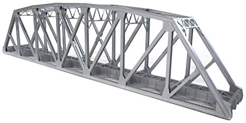 Walthers Cornerstone Arched Pratt Truss Railroad Bridge-Single-Track 933-4521 HO Scale Model Railroad - Structure Kit - style: Arched Pratt Truss Railroad Bridge