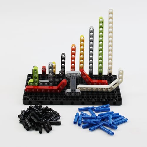 MOC Parts Beams Pins Panel Connectors Bricks Sets Frame Liftarms for Technical Car DIY STEM Building Block Toys Replacement Parts (479 pcs) - style: MA479