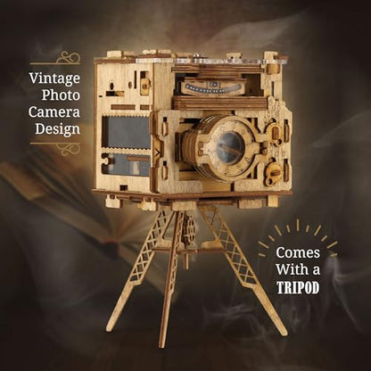 iDventure Cluebox PRO Sherlock's Camera, Escape Room Puzzle Box for Adults - color: Camera of Sherlock Holmes