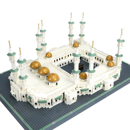 CAXIMSY Great Mosque of Mecca Building Blocks Set Islamic Masjid Architectural Model Toys Muslim Eid Gifts for Kids Adult 2291 Pieces - color: Mjdqzs Architecture