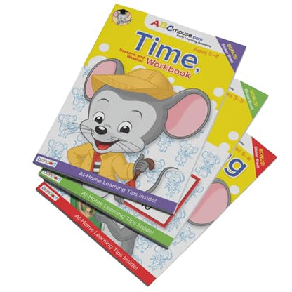 ABCmouse Seasonal Learning Bundle: Time, Season, and Weather Concept Development - 3 Interactive Workbooks, Time Seasons and Weather, Shapes, Math, Level 1+, Pre-K to 2nd Grade, Ages 3-8 - color: Seasonal Learning Collection