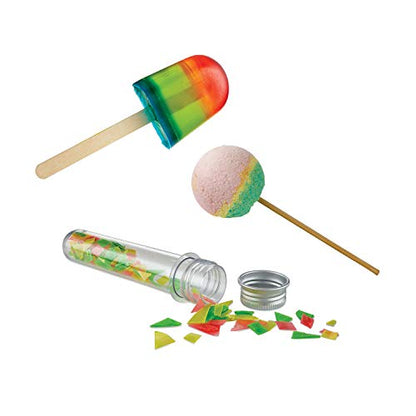 MindWare Science Academy Rainbow Bath Soap lab - Kids & Teens Create 3 Bath Bomb and soap Crafts with Our 27pc Science kit – A Creative DIY Chemistry kit for Both Boys & Girls