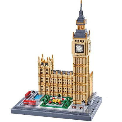 Big Ben Building Set for Adults, London Architecture Micro Blocks Model Kit