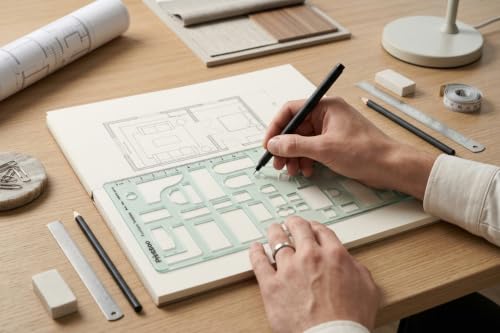 Printtoo Furniture Interior Planning Template, 2mm Acrylic Drafting Stencil - color: Series -PRTD-2414A