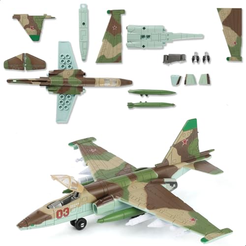 SEBUNAS 1:72 Scale SU-25 Frogfoot Quick Plastic Assembly Model Kit - color: 06.SU-25S