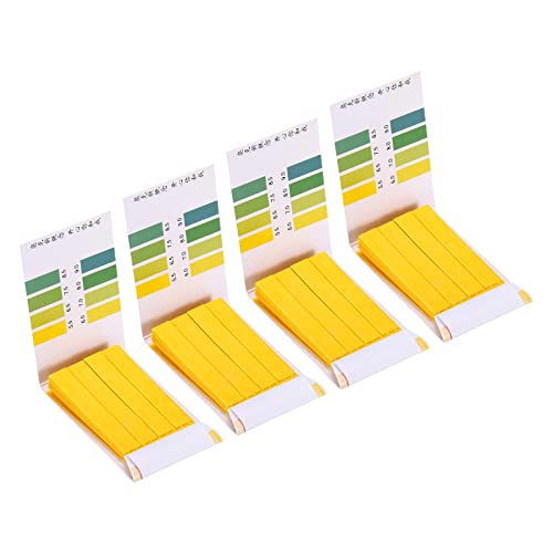 PATIKIL PH Test Strips 5.5-9.0, 4 Pack 320 Indicator Papers Litmus Tester for Water Food Soil Alkaline Acid Testing - style: PH 5.5-9.0