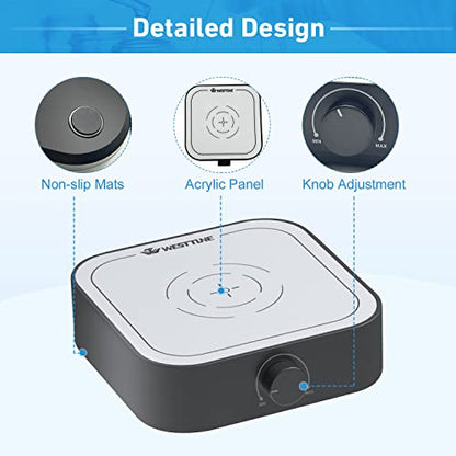 3000rpm Magnetic Stirrer Mixer with Stir Bar, Brushless DC Motor Max 3000ml Magnetic Stir Plate Mixer Black-White（No Hot) - style: White-Black-3000RPM Basic