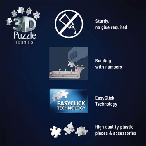 Ravensburger Iconics: Ferrari SF 3D Puzzle for Kids 8+