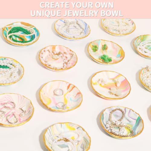 Patemby Make Your Own Clay Jewelry Bowls Arts and Crafts Kit for Teen Girls