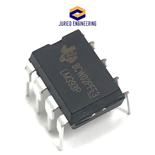 LM393P LM393 Dual Differential Comparators DIP-8 Breadboard-Friendly (Pack of 3)
