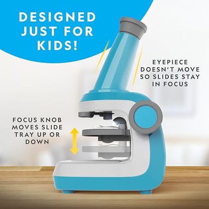 National Geographic Microscope for Kids with Up to 400x Magnification - style: Microscope