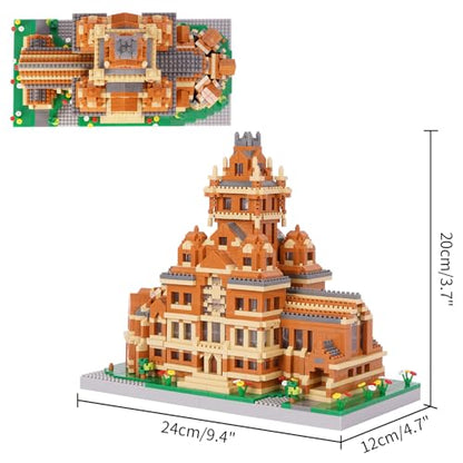 Mini Building Blocks World-Famous College Architectural Model Micro Mini Block Set - color: Famous College