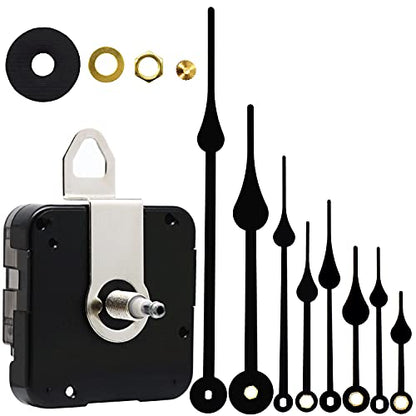 Youngtown 12888 Clock Movement 15/32" Thread Battery Operated Replacement - color: Black, size: thread length 15/32 inch