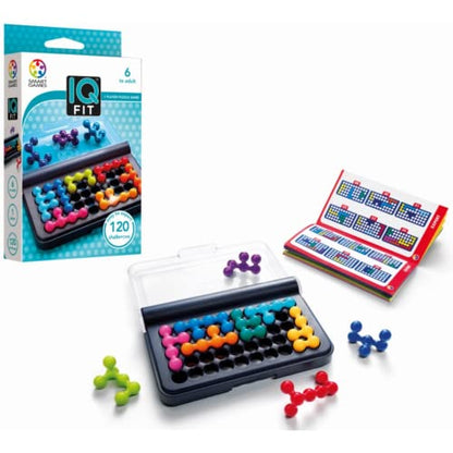 SmartGames IQ Fit - Pocket 3D Travel Puzzle Brain Teaser, Ages 6+