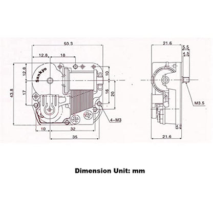 BinkeGG Play (Somewhere Over The Rainbow) Clockwork Golden Wind Up 18 Note Sankyo Musical Mechanism Music Box Spare Part - color: 02. Music Box Parts, size: Somewhere Over the Rainbow