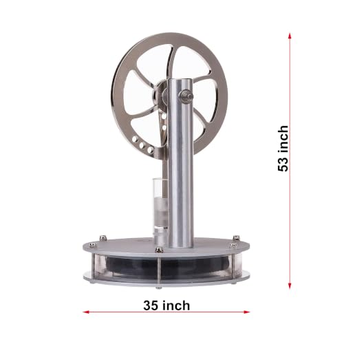 Sunnytech Low Temperature Stirling Engine Motor Steam Heat Education Model Toy Great Gift for Friend or Parents, (DWCL-01) - color: Grey
