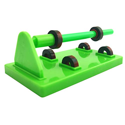 EUDAX Labs Junior Science Magnet Set for Education Science Experiment Tools Icluding Bar/Ring/Horseshoe/Compass Magnets (Pack of 2) - size: 1.97 inches (Pack of 2)
