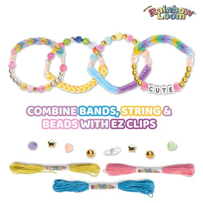 Rainbow Loom AutoLoom Bliss Kit - 2,400 Bands & 1,000 Beads Jewelry Set