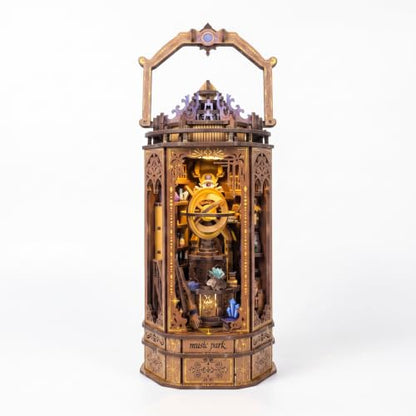 Music Park 3D Wooden Puzzle Book Nook, Magic Lantern - color: Magic Lantern