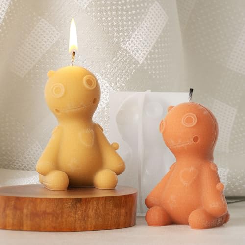 Animal Doll Candle Silicone Mold for Resin Casting & Candle Making - color: body-doll-4065