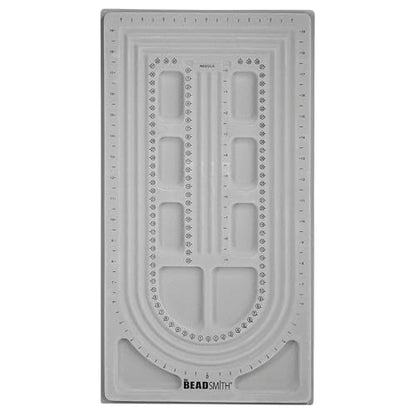 The Beadsmith Bead Board, Grey Flocked - size: 40" - 3 Channel