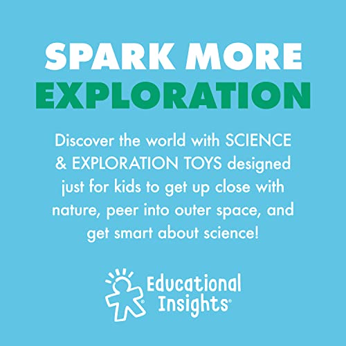 Educational Insights GeoSafari Kidscope - STEM Toys for Kids, Toddler Learning Toys, Kids Microscope with Prepared Slides, Science Set for Boys and Girls Ages 5+