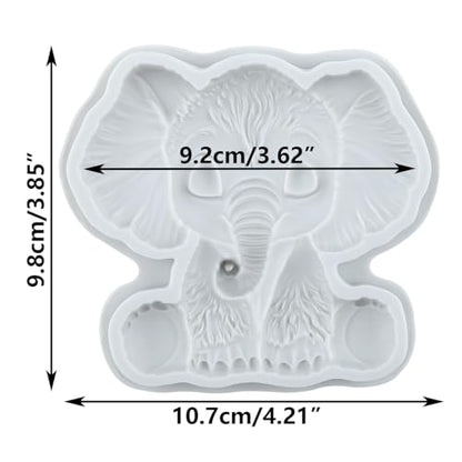 Elephant Silicone Mold Animal Elephant Polymer Clay Molds - color: Style G