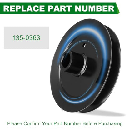 Upgraded Mower Spindle Pulley (135-0363) Fits to ro Titan HD 1500 2000 Titan Max 60 Z-Master 2000 Turbo Force Mower with 60'' Deck - color: 135-0363