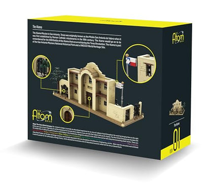 Atom Brick The Alamo Building Set, 1:100 Scale, 1066 Pieces, Ages 14+