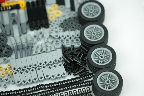MALEKO Gears Axles Wheels Motor Kit,800+PCS Building Block Technical Parts - color: 800 Gear Set