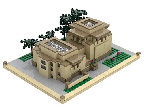 Atom Brick Unity Temple Building Set – Frank Lloyd Wright Model Kit