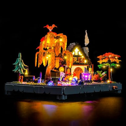 LocoLee Light kit Compatible with Lego 11372 Autumn Cottage Garden - No Model Only Lights, LED Lighting Accessories Compatible with Lego 11372 Autumn Garden (Standard Version) - style: Standard Version
