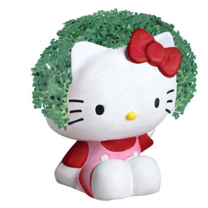 Chia Pet Hello Kitty Terracotta Planter with Seed Pack - color: Hello Kitty