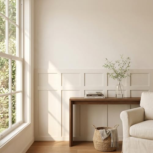 Board and Batten Wall Panel Kit, Paintable Wainscoting Panels