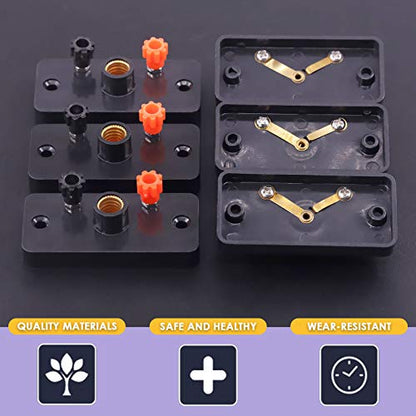 Swpeet 20Pcs E10 Miniature Bulb Holder with E10 White Bulb Kit,Perfect for Physics Laboratory, Electronic Experimenting, Teaching Basic Principles of Electricity & How a Simple Circuit Works - style: E10 Miniature Bulb Holder
