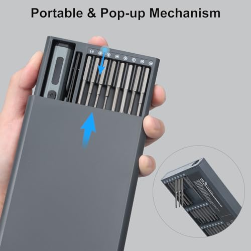 STREBITO Mini Electric Screwdriver Set, 70 in 1 Small Electric Screwdriver - style: Standard