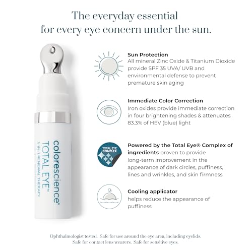 Colorescience, Total Eye 3-in-1 Renewal Therapy, SPF 35 - color: Medium