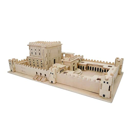 MASORET Wooden 3D Jerusalem Temple Model KIT Jewish Israeli Beit Hamikdash Replica Puzzle, Teens to Adults, 10 * 6 * 4 Inch… - style: Set 3