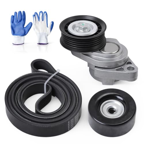 Serpentine Belt Tensioner Idler Pulley Kit #38194 36225 90K-38194 - size: 1997-2004 for Corvette