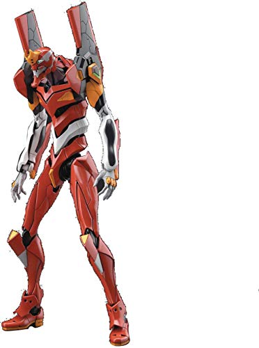 Bandai Hobby - Neon Genesis Evangelion - Evangelion Production EVA Unit-02, Bandai Spirits RG 1/144 Model Kit - style: Genuine Practical Model No. 2 (Previous Mass Production Device)